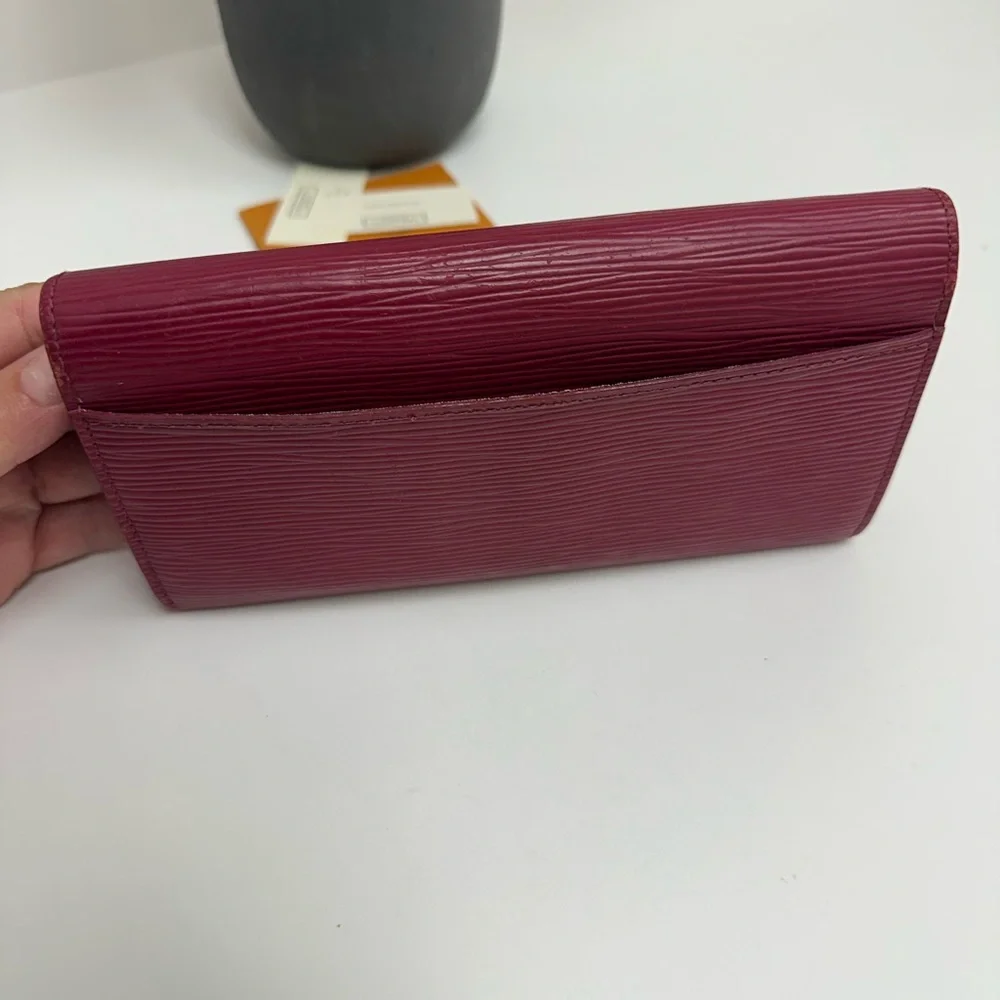 Louis Vuitton Red Epi Leather Wallet - Picture 11 of 16